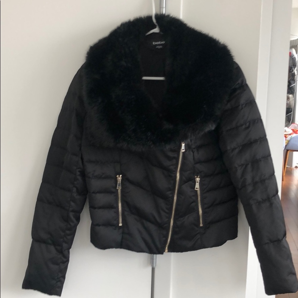 BEBE fur coat